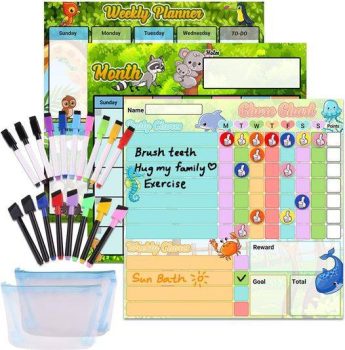  Magnetic Reward Chore Charts￼