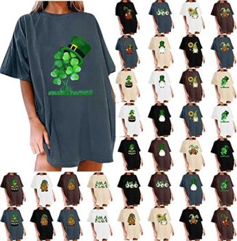 Women Oversized St Patrick’s Day Tshirts￼