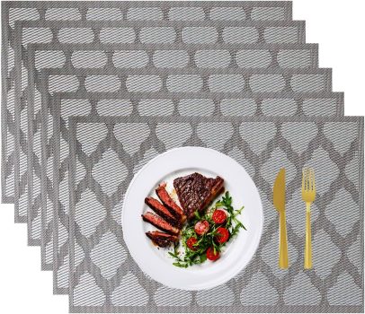 Placemats Set of 6, Heat Resistant Place Mats￼