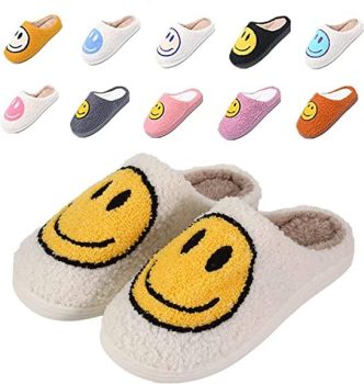  Smile Face Slippers for Women￼