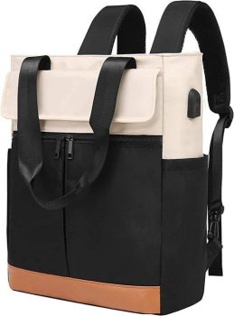 Women Convertible Tote Daypack Laptop Backpack ￼