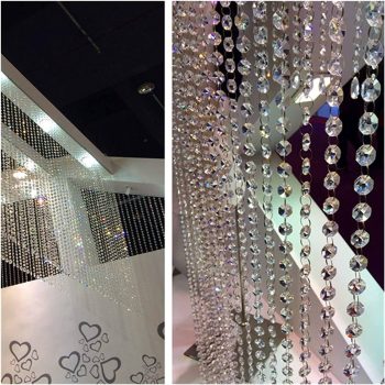 A Crystal Glass Bead Curtain Luxury Hanging