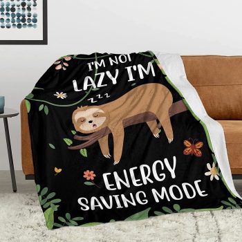 Super Cute Sloth Throw Blanket￼