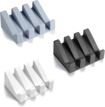  Silicone Soap Dish with Drain￼