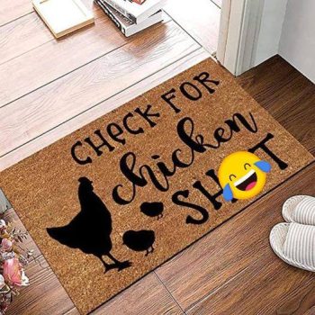 Funny Chicken Lovers Doormat￼