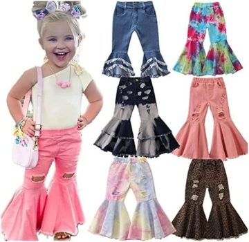 ONablvd Baby Children Denim Kids Pants Toddler Jeans￼