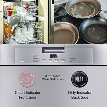 Dishwasher Dirty/Clean Magnet Sign Indicator Stickers,