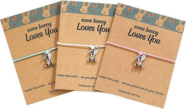 Easter Kids Bunny Bracelets–3 or 6 Pcs