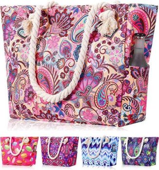 Large Pretty Beach Tote Bag￼