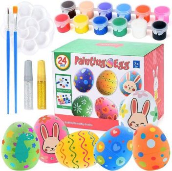 24 Pcs Easter Egg Painting Kit￼
