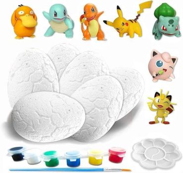  6 Pcs Dig Up Easter Eggs with Pokémon Toys Inside￼￼