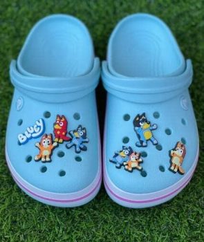Cute Bluey Croc Charms￼