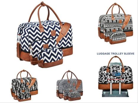 Weekender Bag Set–3 Pcs