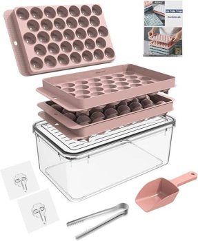 ice Cube Tray with Lid and Bin