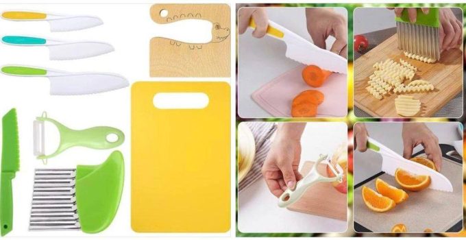 Leking 8 Pcs Wooden Kids Kitchen Set!￼