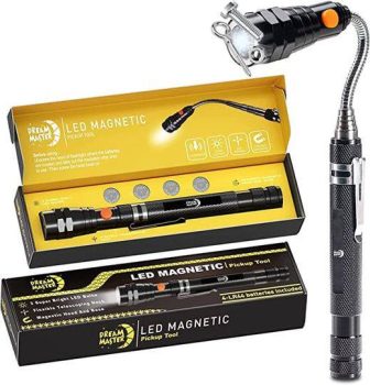  Magnetic Pickup Tool with 3 LED Lights￼