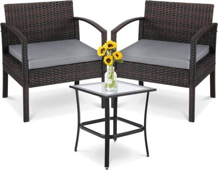 3 Pieces Patio Furniture Set￼