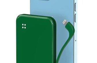 Portable Power Bank with Built-in Cable￼