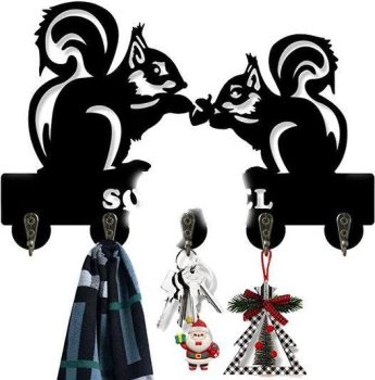  Squirrel Shaped Adhesive Wall Hooks￼