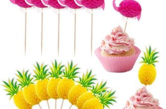  48 Pcs Luau Cupcake Toppers￼