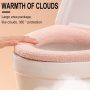 Winter Plush Thickened Toilet Seat Cover