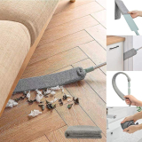 Dust Brush Under Appliance Microfiber Duster with Extension Pole Bendable, Washable Extendable Gap Dusters for Sofa Bed Furniture Bottom – Wet or Dry