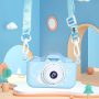 New Cat Cartoon Children’s Camera, Front and Rear Double Lens 20 Million Selfie Camera with 32GB SD Card, HD Selfie Camera for Kids, Parent-Child Gift Camera