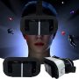 VR Digital Glasses for Kids & Adults, VR Digital Glasses 3D Virtual Reality Headworn Game Glasses Giant Screen Cinema Effect Compatible with iOS and Android Systems