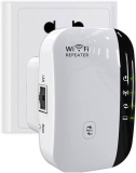 WiFi Extender Wireless Signal Booster, The Newest Generation, Wireless Internet Repeater, Long Range Amplifier with Ethernet Port, Access Point