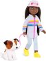 Glitter Girls – Jana & Cuddles 14-inch Poseable Fashion Doll & Plush Dog Pet – Dolls for Girls Age 3 & Up