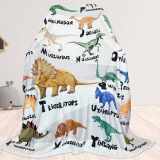 Dinosaur Throw Blanket