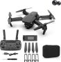 Foldable Drone with Dual 1080P HD FPV Camera, Remote Control Toys Gifts for Boys Girls with Altitude Hold Headless Mode One Key Start Speed Adjustment