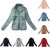 Xlnuln Womens Fluffy Fleece Coat Sherpa Faux Fur Jackets Fuzzy Full Zip Sweatshirt Hoodies Outwear Winter Jacket