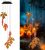Maple Leaf Solar Wind Chimes, Fall Decors Maple Leaf Wind Chimes with 6 Color Changing LED Light, Halloween Solar Powered Wind Chimes for Outdoor Halloween Party Christmas Decoration