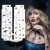20 Sheets Halloween Face Tattoos, Spider Web Temporary Tattoos