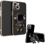 6D Plating Astronaut Hidden Stand Case Cover for iPhone for iPhone 13/13 Pro / 13 Pro Max with Lens Film Protective Cover