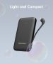 Portable Charger with Built in Cable 4500mAh
