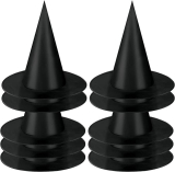 10 Pieces Halloween Witch Hat Black Witch Costume Accessory