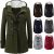 Xlnuln Womens Fashion Horn Button Fleece Thicken Coat