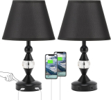 Touch Table Lamps for Bedrooms Nightstand