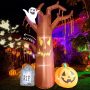 Elegear 7FT Halloween Inflatables Outdoor Dead Tree