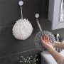 Bathroom Soft Hand Towel Chenille Hanging Towel Kitchen Towels Plush Quick