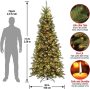National Tree Company Pre-Lit Artificial Slim Christmas Tree
