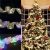 13ft Christmas Ribbon Lights, 40 LED Ribbon Christmas Lights, Shining Ribbon Fairy Lights, Battery Operated Xmas Tree Holiday Outdoor Christmas Decor(Battery Not Include)Back