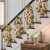 1pc Garland Stairs Front Door Decoration Christmas – Christmas Swag Wreaths for Front Door Holiday Wall Window Hanging Ornaments Cordless Decorations and Pendants for All Seasons