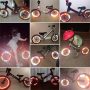 4 Sheet Reflective Tire Applique Tape Safety Stickers Children’s Balance Bicycle