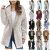 Winter Coats for Women Fuzzy Fleece Lapel Open Front Cardigan Sherpa Shacket Jackets Plus Size Sweatshirts Hooded Outerwears