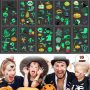 10 Sheets Halloween Temporary Tattoos for Kids