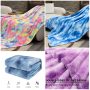 Tie Dye Throw Blankets