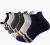 Aserlin Mens Athletic Ankle Socks Performance Cotton Cushioned Colorful Socks